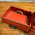 Vintage Buddy L Pressed Steel Toy Zoo Red Pickup Truck Toy -- Parts/Repair