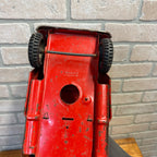 Vintage Buddy L Pressed Steel Toy Zoo Red Pickup Truck Toy -- Parts/Repair