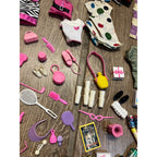 Huge Barbie Doll Clothes Accessories Lot Shoes Camping Food Mattel Mixed Estate
