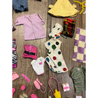 Huge Barbie Doll Clothes Accessories Lot Shoes Camping Food Mattel Mixed Estate