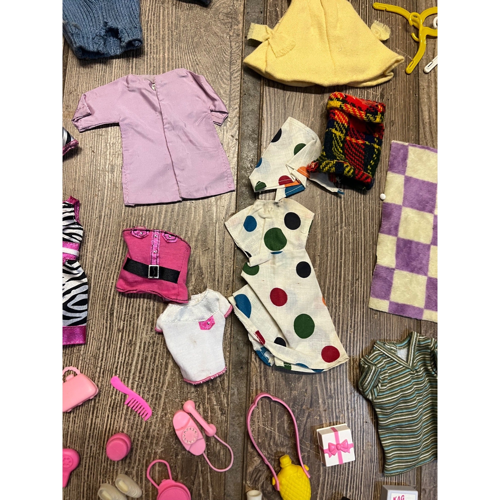 Huge Barbie Doll Clothes Accessories Lot Shoes Camping Food Mattel Mixed Estate
