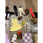 Huge Barbie Doll Clothes Accessories Lot Shoes Camping Food Mattel Mixed Estate