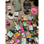 Huge Barbie Doll Clothes Accessories Lot Shoes Camping Food Mattel Mixed Estate
