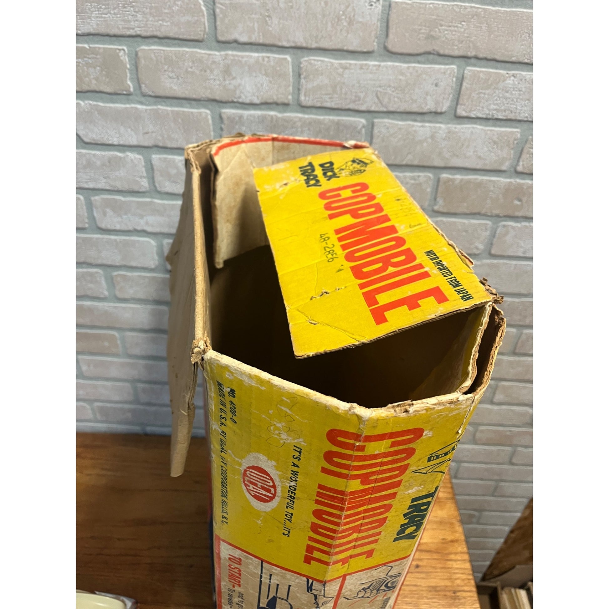 Vintage 1963 Dick Tracy Copmobile Ideal Toy Corp 23” Incomplete