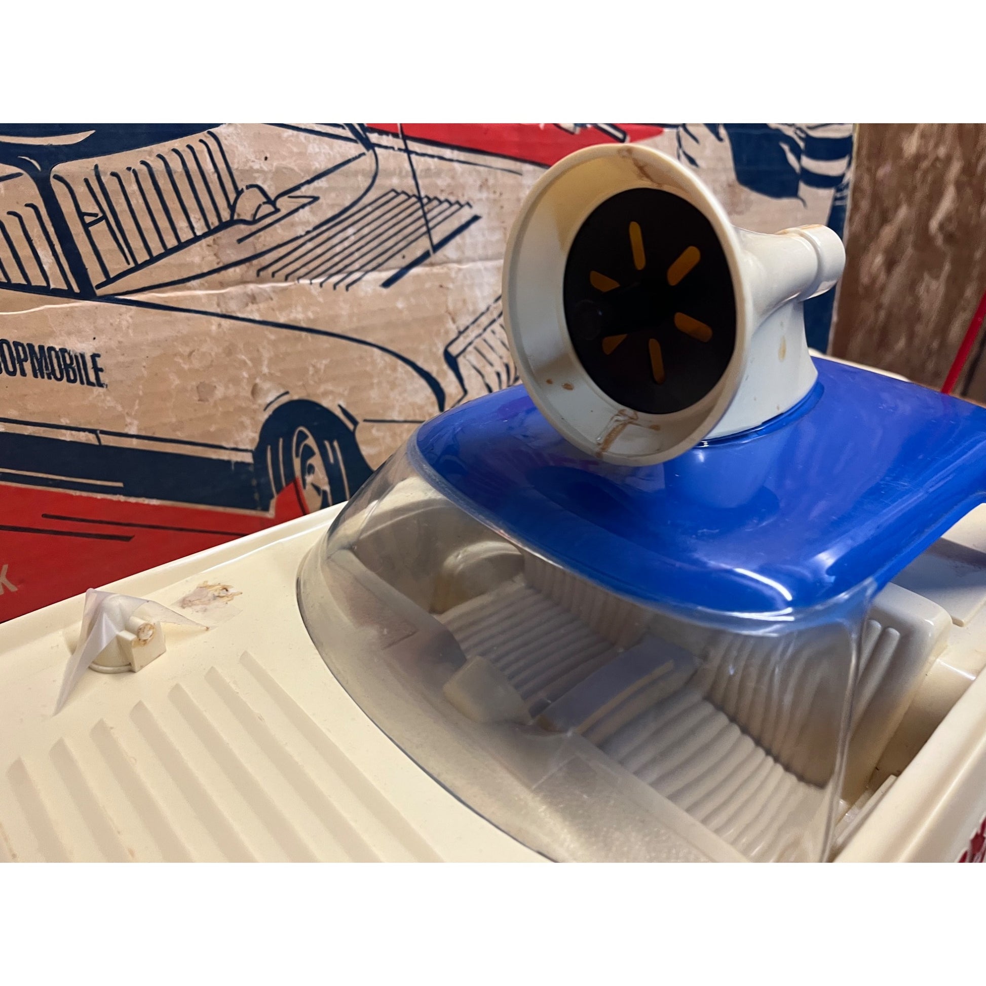 Vintage 1963 Dick Tracy Copmobile Ideal Toy Corp 23” Incomplete