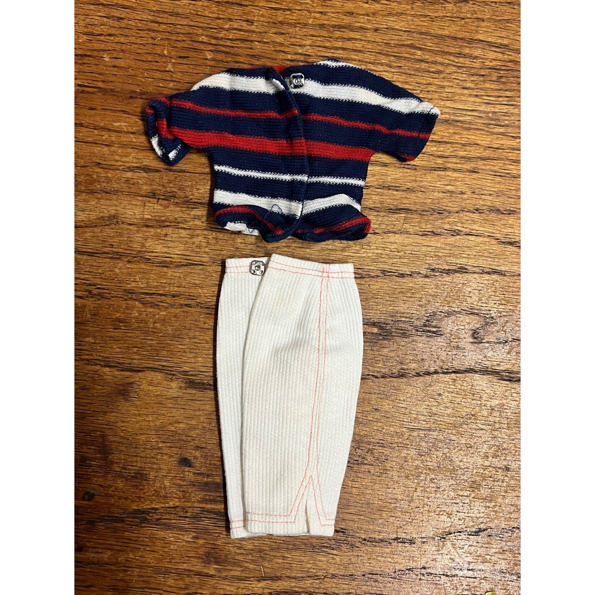 Vintage 1960s Ideal Tammy Doll Family Picnic Party Outfit Top & Pants