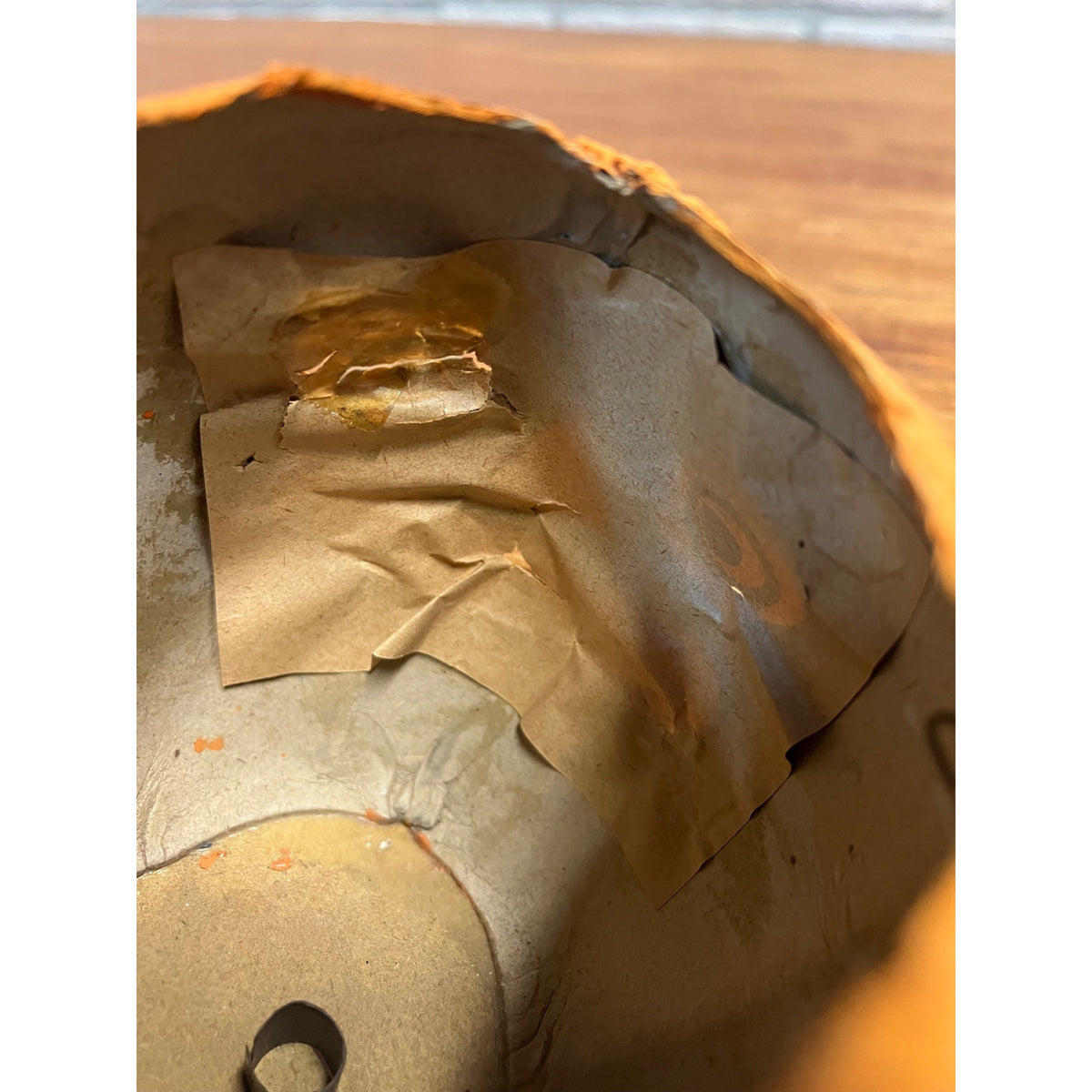 Antique Vintage Halloween German Jack o' Lantern JOL 4.5" Pressed Cardboard