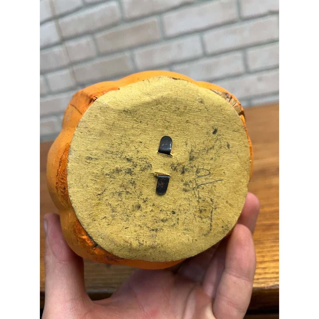Antique Vintage Halloween German Jack o' Lantern JOL 4.5" Pressed Cardboard