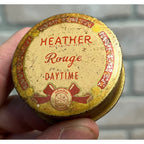 Vintage Early 1900s Heather Red Rouge, Heather Co, Jersey City, New Jersey Tin