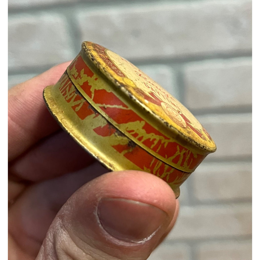 Vintage Early 1900s Heather Red Rouge, Heather Co, Jersey City, New Jersey Tin