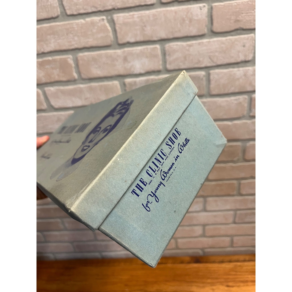 Vintage 1950's The Clinic Shoe "For Young Women In White" Empty Shoe Box Only