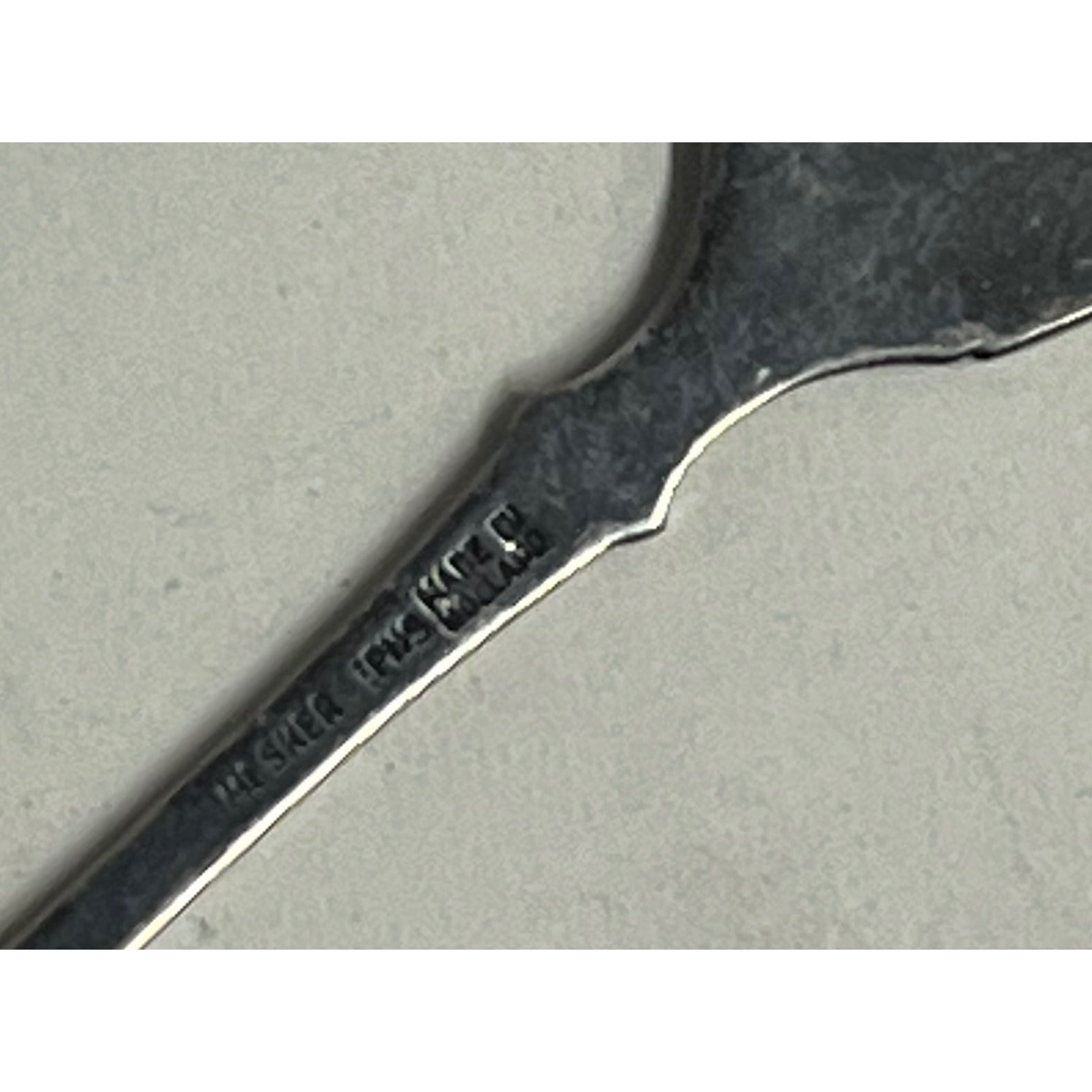 Vintage Banff National Park Canada Souvenir 4.25" Spoon Elk Silver Plated