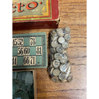 Antique Victorian 19th Century Lotto Game Made in Germany Original Box OLD