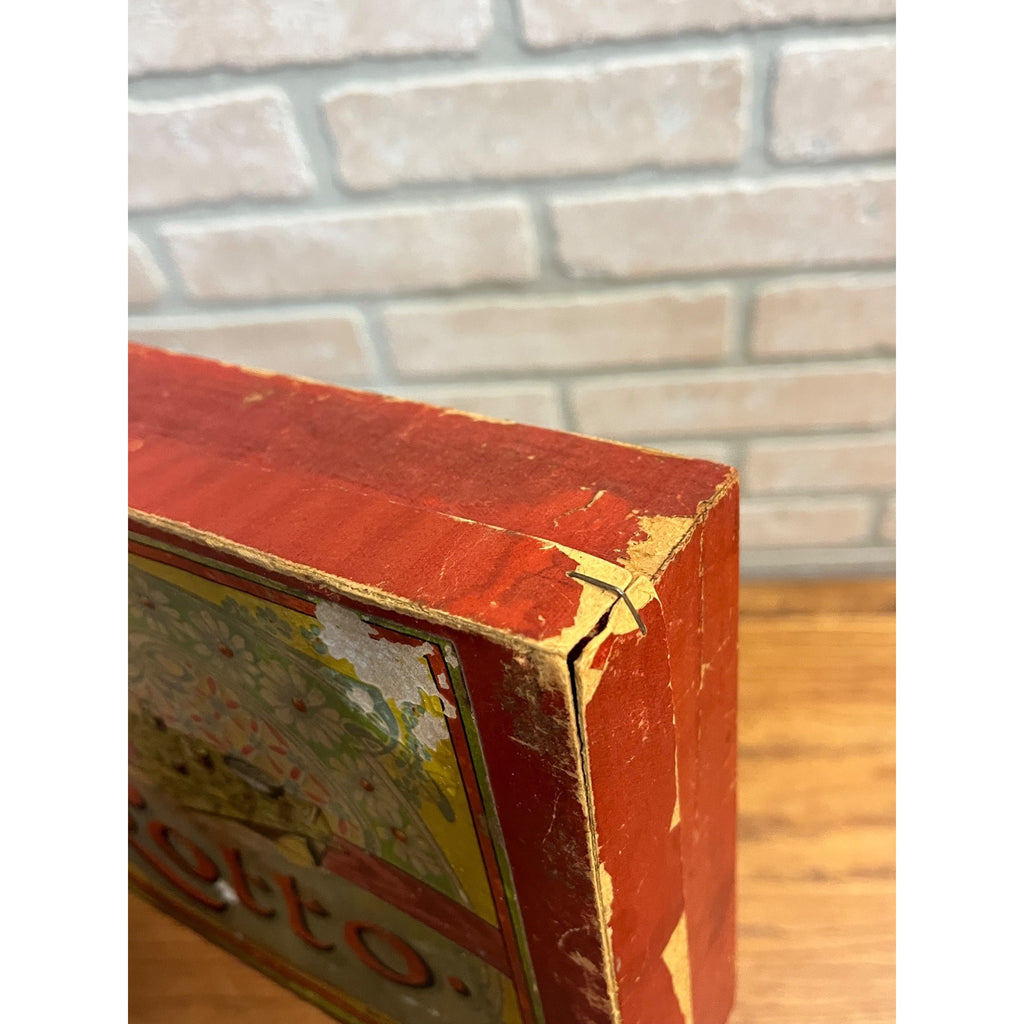 Antique Victorian 19th Century Lotto Game Made in Germany Original Box OLD