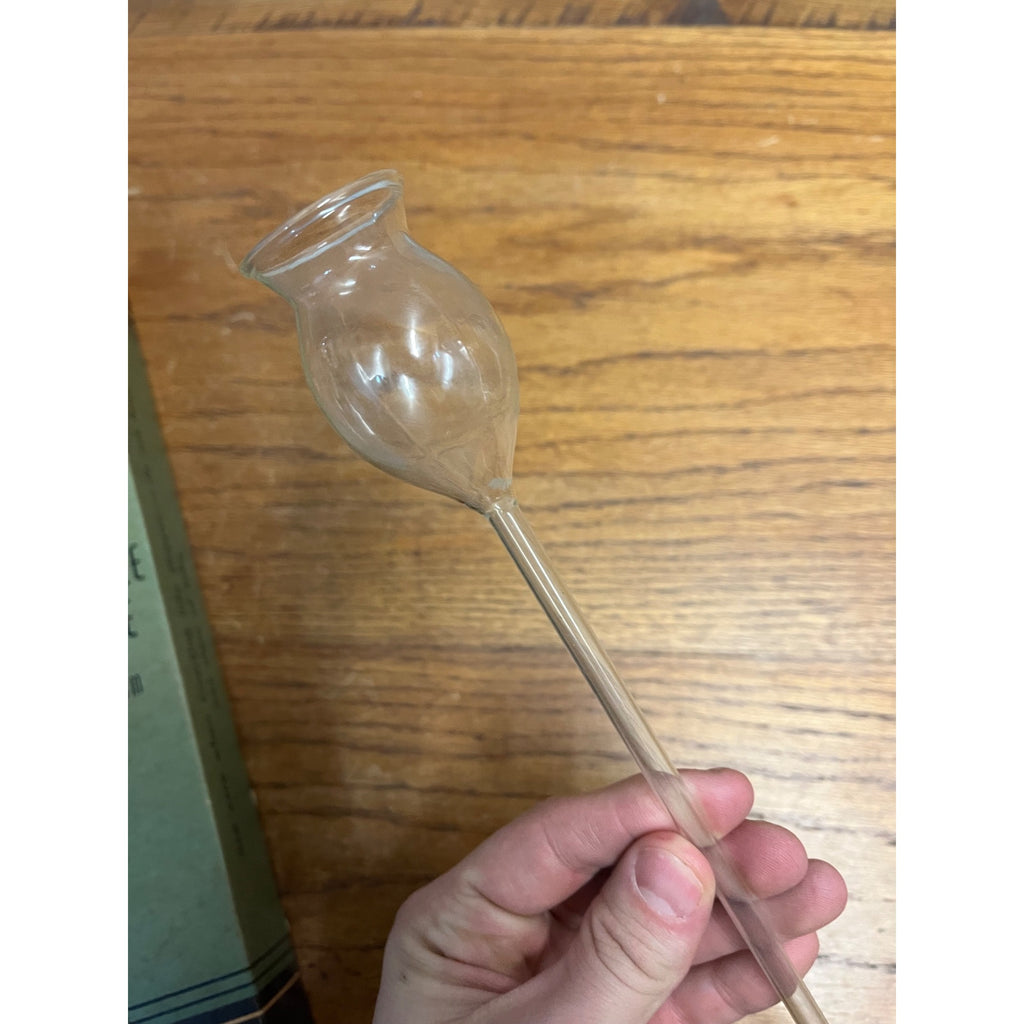 Vintage Cenco Glass Lab Thistle Tube 15705A Top Funnel w/ Box New Old Stock