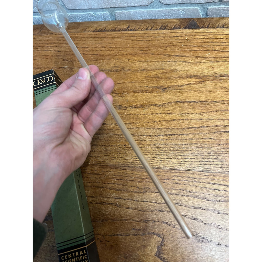 Vintage Cenco Glass Lab Thistle Tube 15705A Top Funnel w/ Box New Old Stock