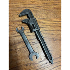 Vintage Ford Motor Company Adjustable Pipe and Open-End Wrench Set USA Hand Tools