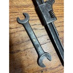 Vintage Ford Motor Company Adjustable Pipe and Open-End Wrench Set USA Hand Tools