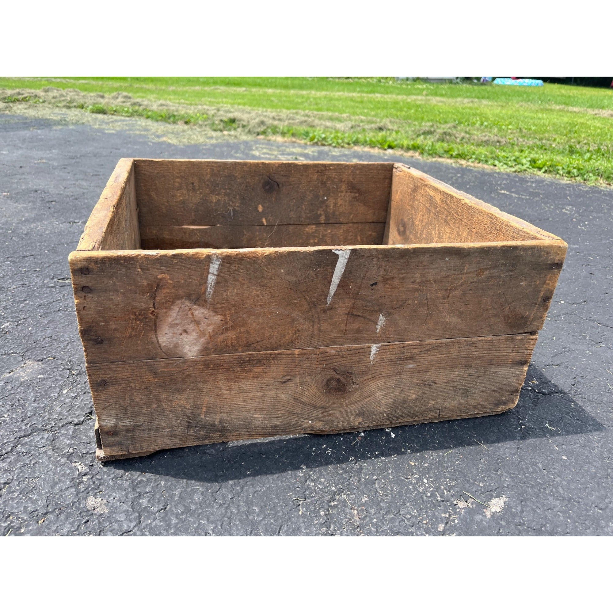 Vintage Stanolind Snow White Petroleum Standard Oil Co Indiana Wood Crate