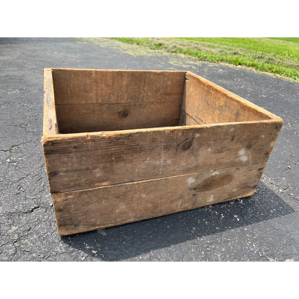 Vintage Stanolind Snow White Petroleum Standard Oil Co Indiana Wood Crate