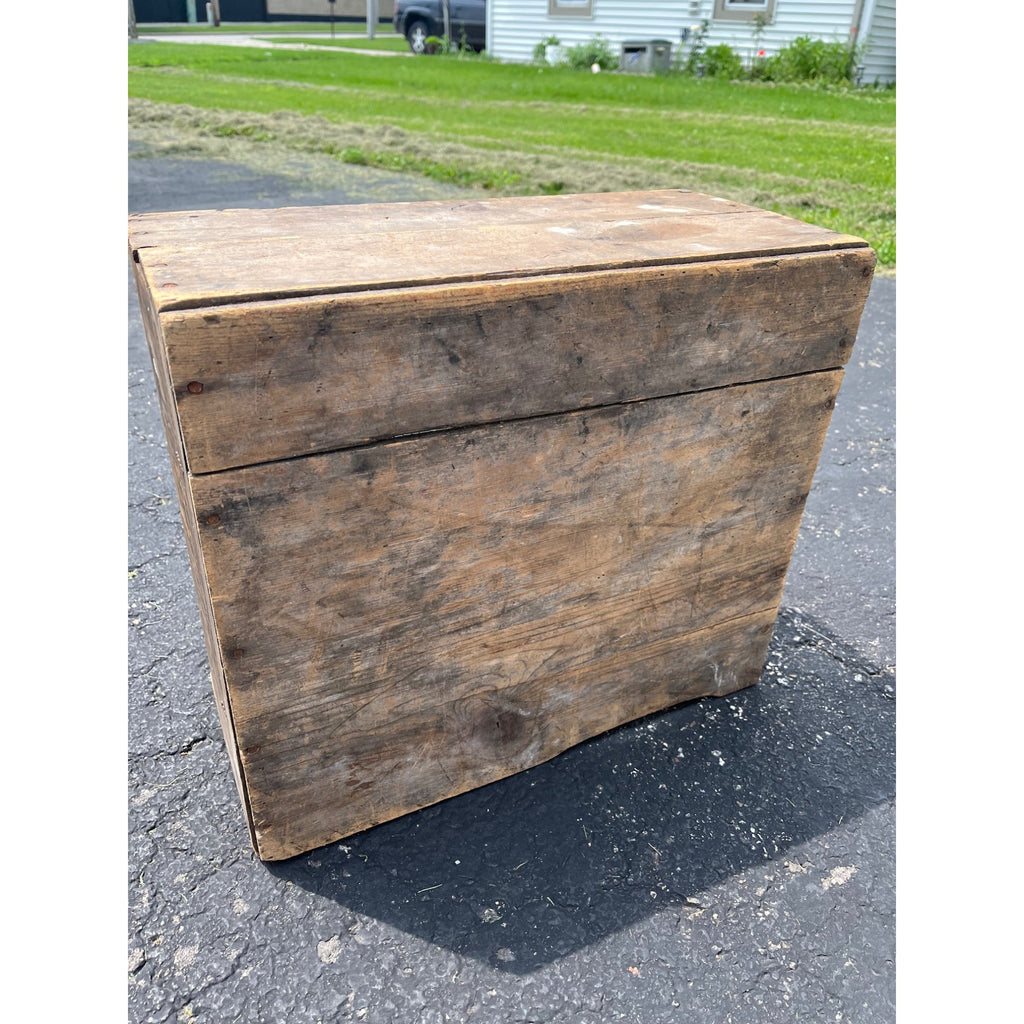 Vintage Stanolind Snow White Petroleum Standard Oil Co Indiana Wood Crate