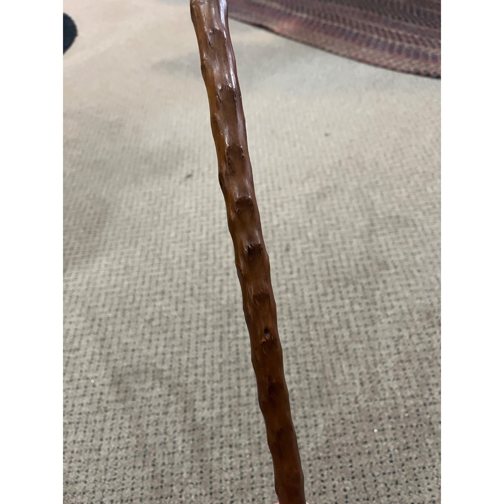 Vintage Knobby Wood Walking Cane Stick 36" Antique Wooden Unique