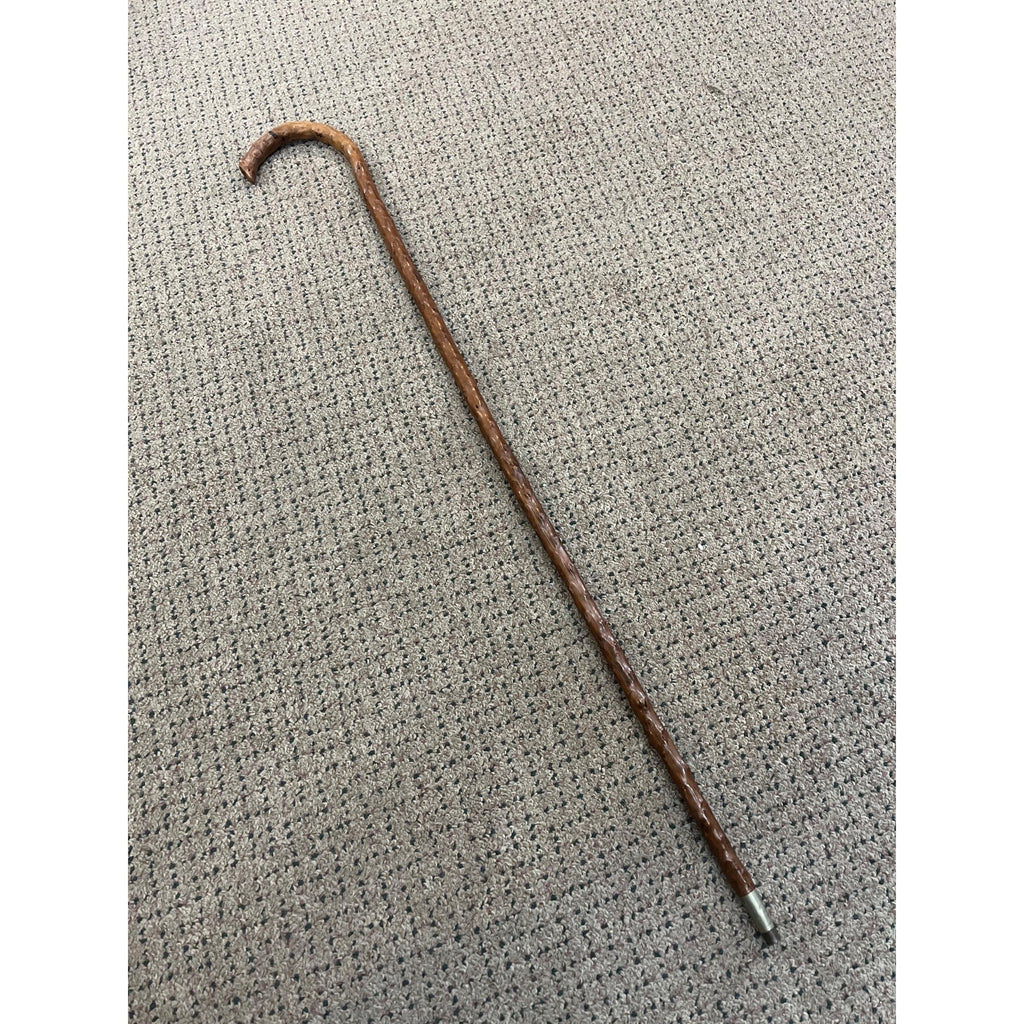 Vintage Knobby Wood Walking Cane Stick 36" Antique Wooden Unique