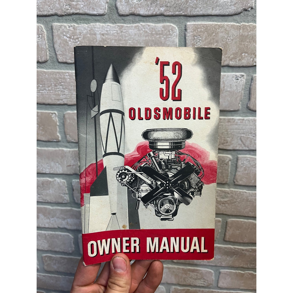 1952 Oldsmobile Owners Manual User Guide Reference Operator Book OEM