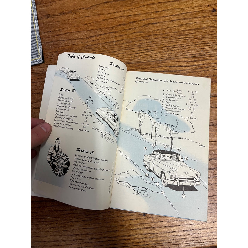 1952 Oldsmobile Owners Manual User Guide Reference Operator Book OEM