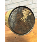 Vintage 1950s Durkee's Vegetable Shortening Advertising Kitchen Tin 3lb Frying