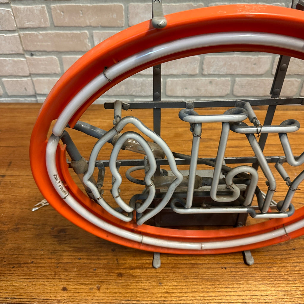 Vintage Olympia Brewing Co Oly Beer Neon Sign Works 25 x 21