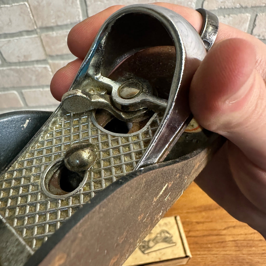 Vintage 7" Wood Block Plane No G2 Great Neck Saw & Mfg Made In USA w/ Box