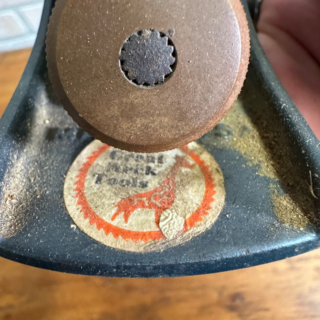 Vintage 7" Wood Block Plane No G2 Great Neck Saw & Mfg Made In USA w/ Box