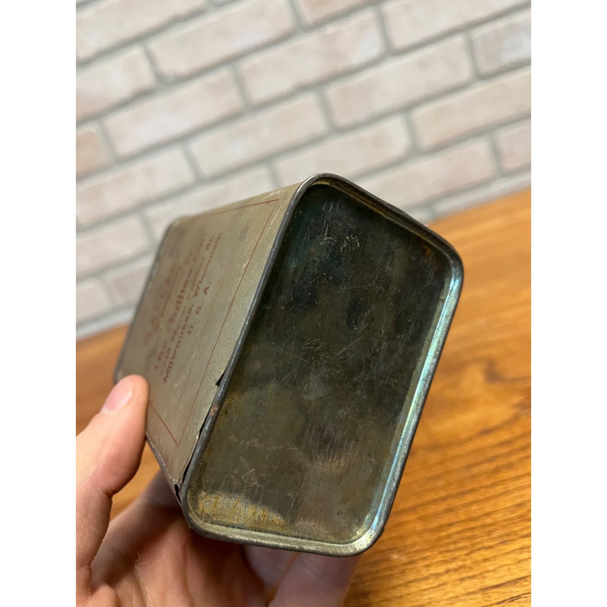 RARE Antique c1910s Galltee Quack Medicine Tin Can Milwaukee Wisconsin