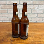 Vintage Rhinelander Export Premium Beer Bottles Lot (2) w/ Labels 1960s Wis WI