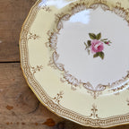 Vintage Nelson by Royal Worcester Porcelain China 10.5" Dinner Plate c1937 Gold