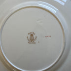 Vintage Nelson by Royal Worcester Porcelain China 10.5" Dinner Plate c1937 Gold