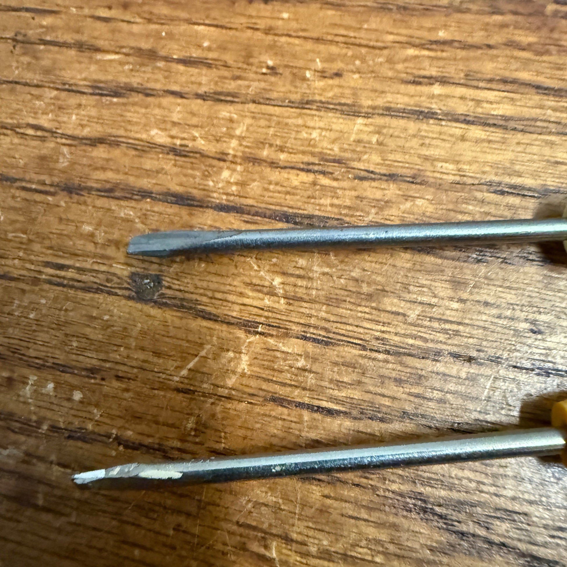 (2) Advertising Mini Screwdrivers Firestone Radiators Salesman Samples