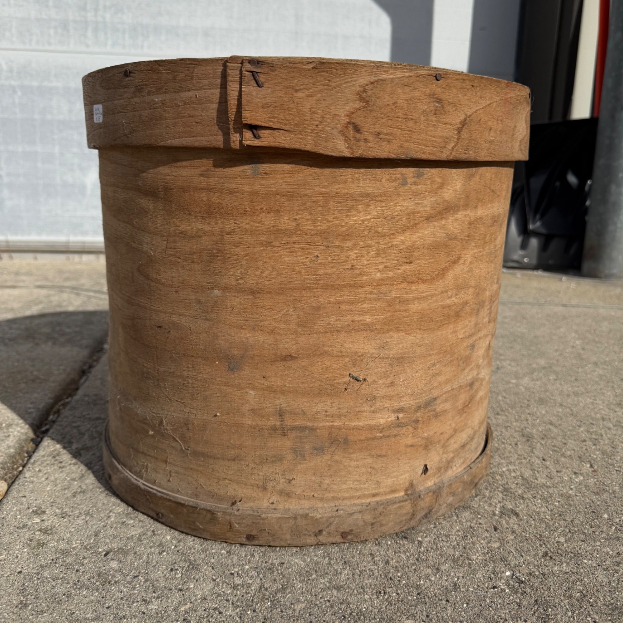Vintage Wooden Cheese Box Pantry Rustic Farmhouse Decor