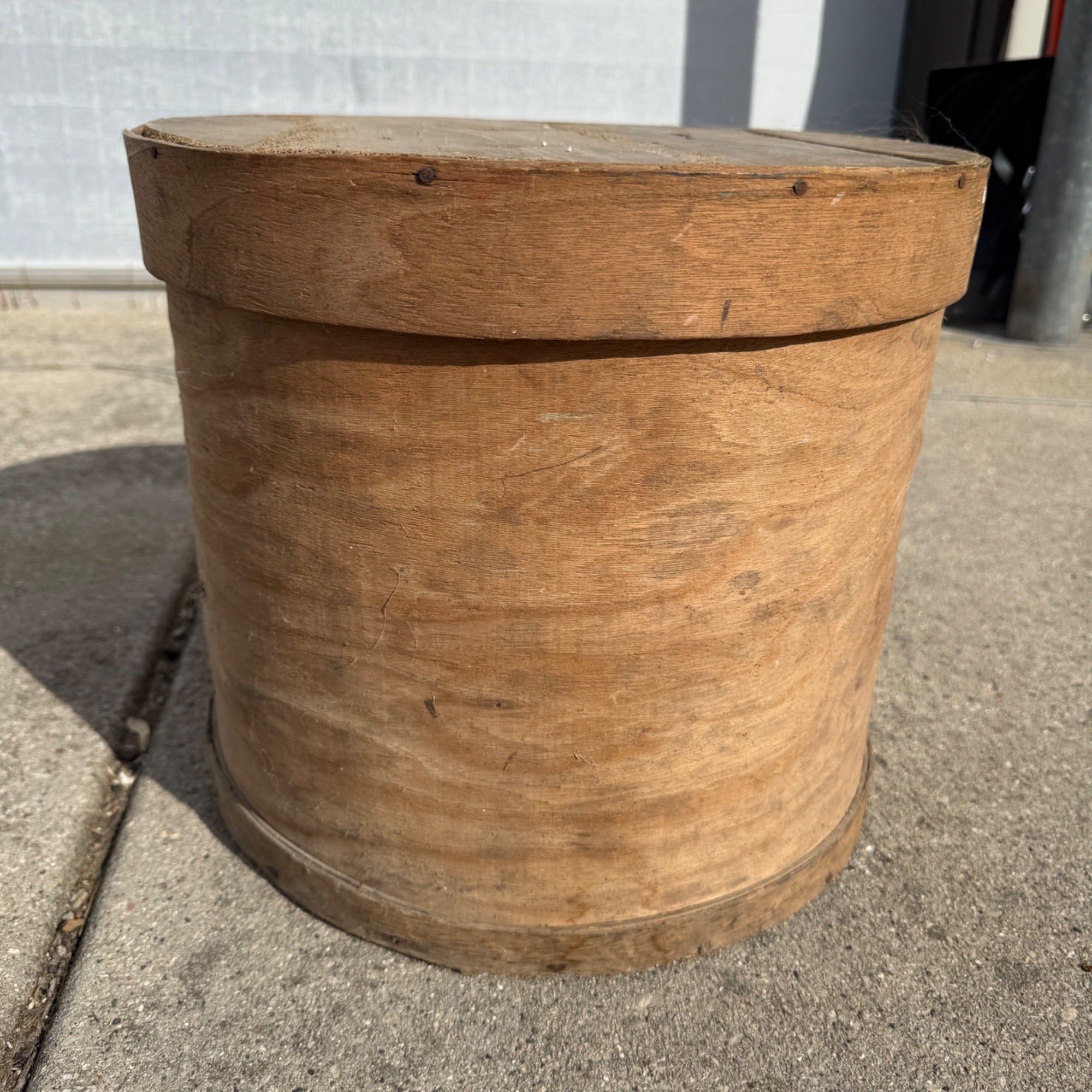 Vintage Wooden Cheese Box Pantry Rustic Farmhouse Decor