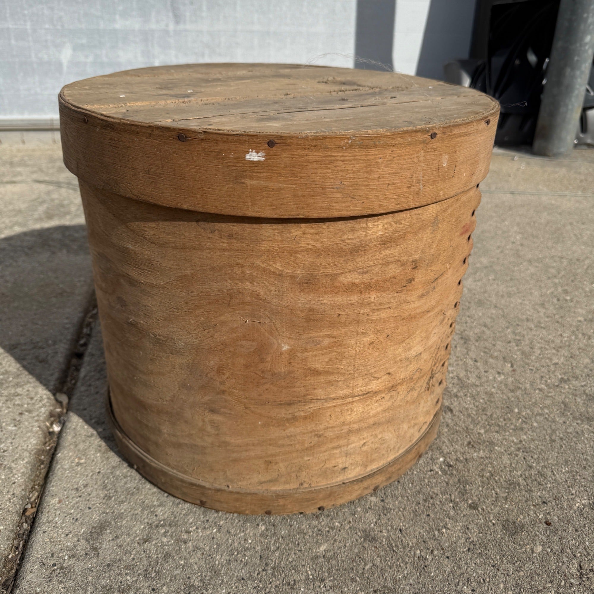 Vintage Wooden Cheese Box Pantry Rustic Farmhouse Decor