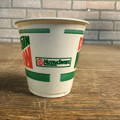 VIntage 4oz Promo Sample Diet Mountain Dew Plastic  Cup Soda