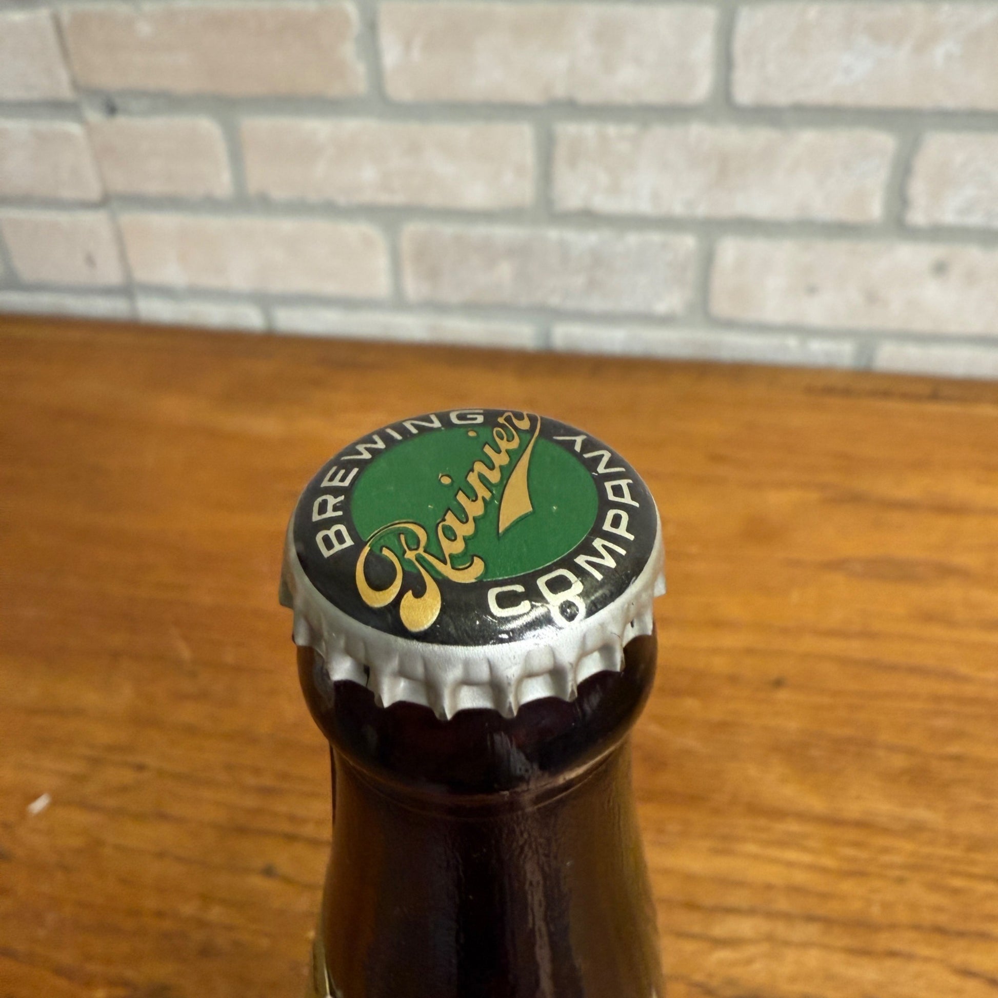 Vintage Rainier Brewing Company Beercentennial 1868-1968 Beer Bottle