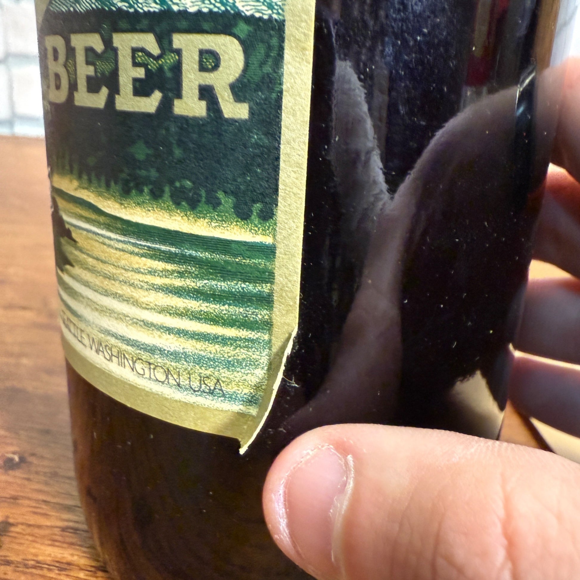 Vintage Rainier Brewing Company Beercentennial 1868-1968 Beer Bottle