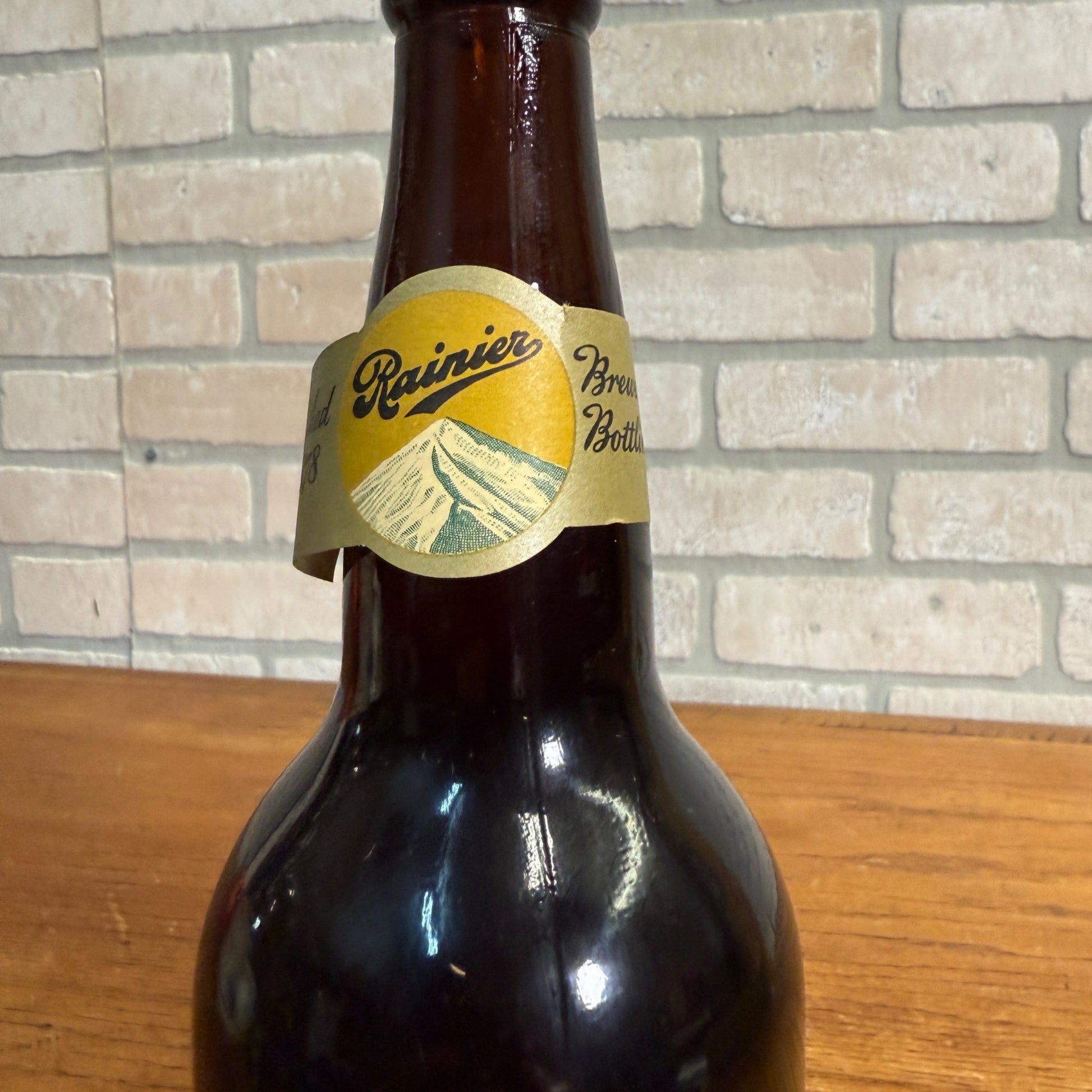Vintage Rainier Brewing Company Beercentennial 1868-1968 Beer Bottle