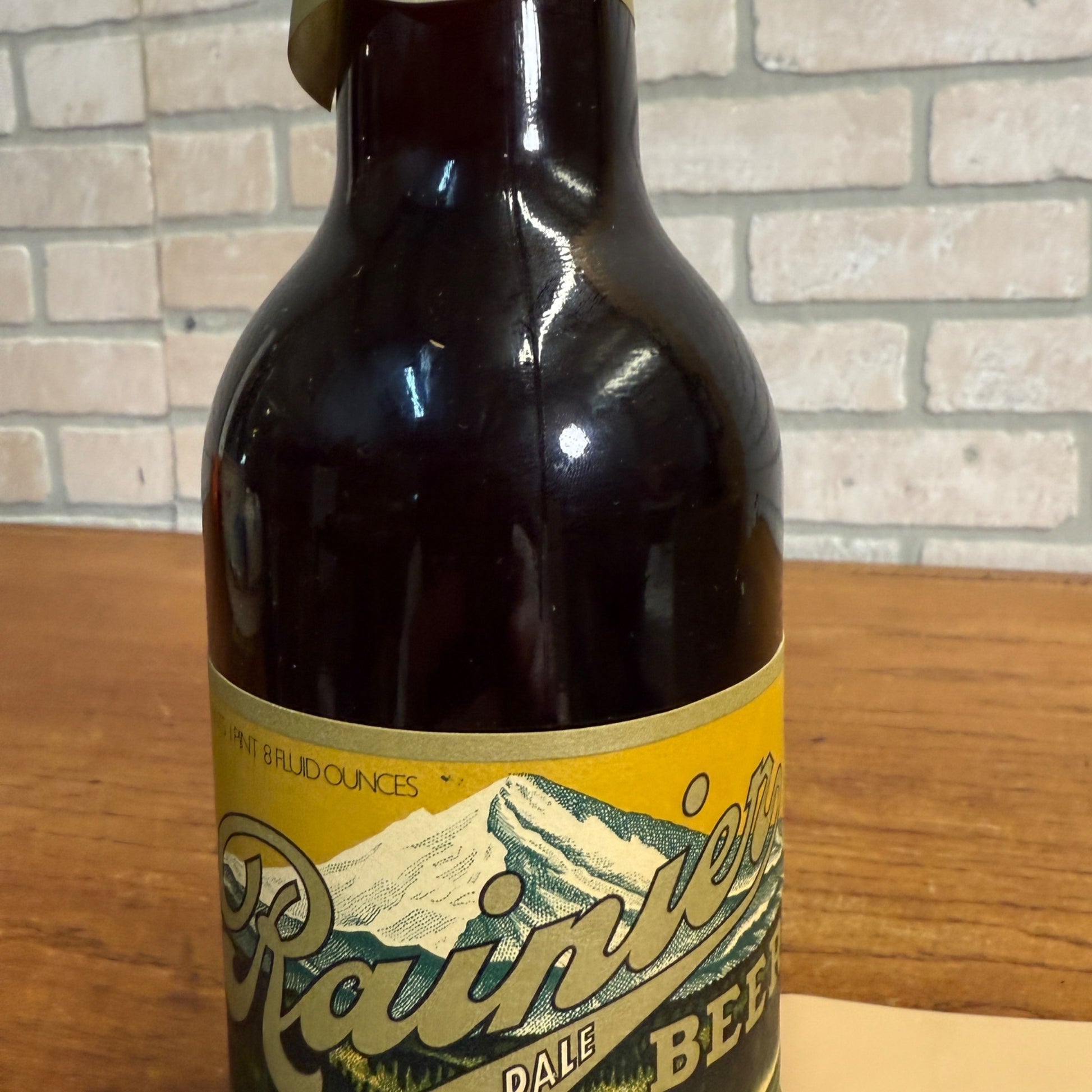 Vintage Rainier Brewing Company Beercentennial 1868-1968 Beer Bottle