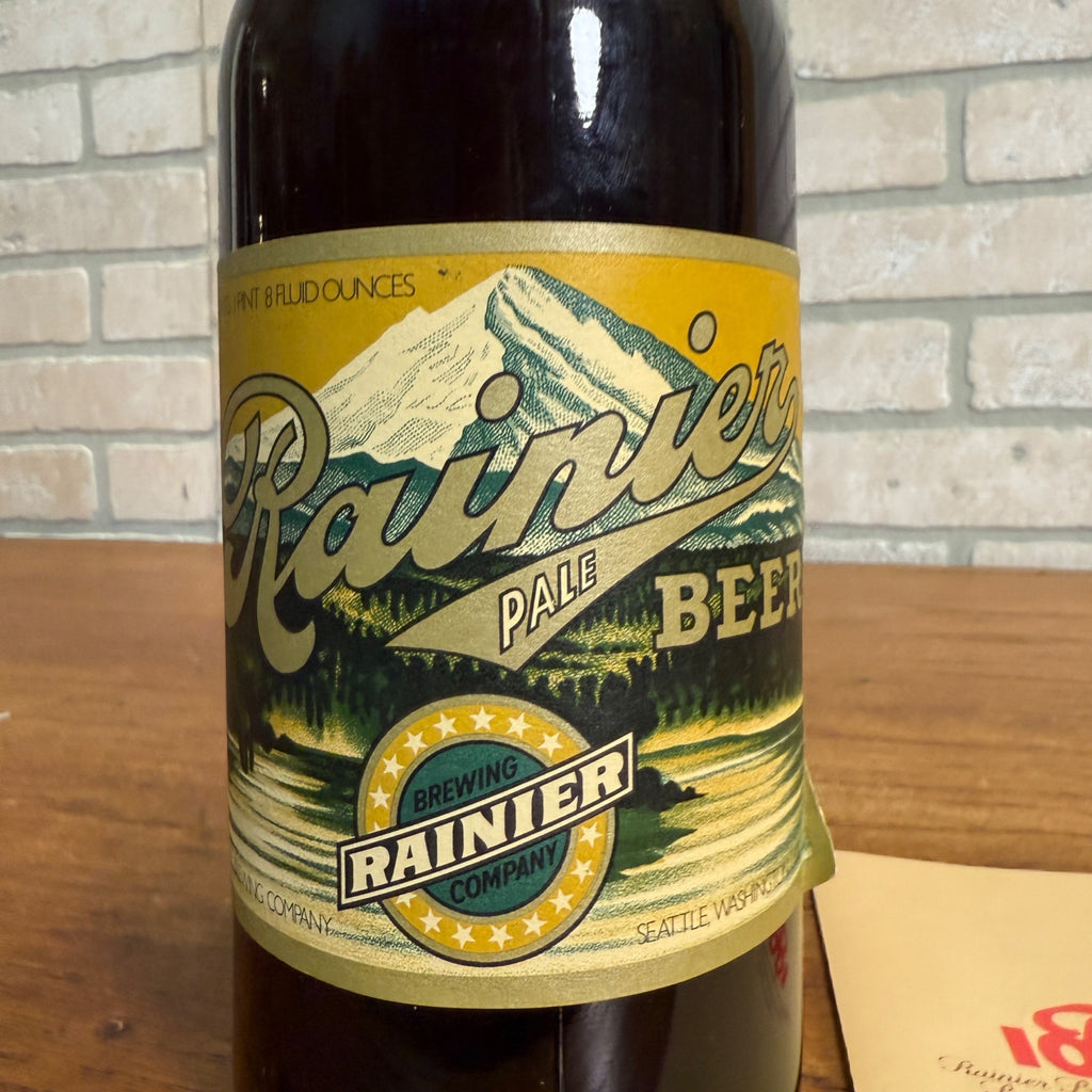 Vintage Rainier Brewing Company Beercentennial 1868-1968 Beer Bottle