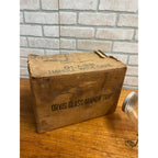 Original CF Orvis Manchester Embossed Glass Minnow Trap In Original Box