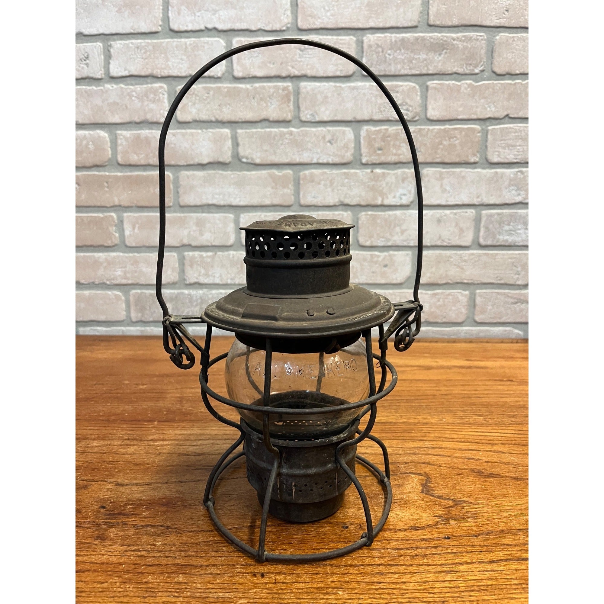 Vintage Adlake Kero No. 250 Soo Line RR lantern - No Burner Assembly