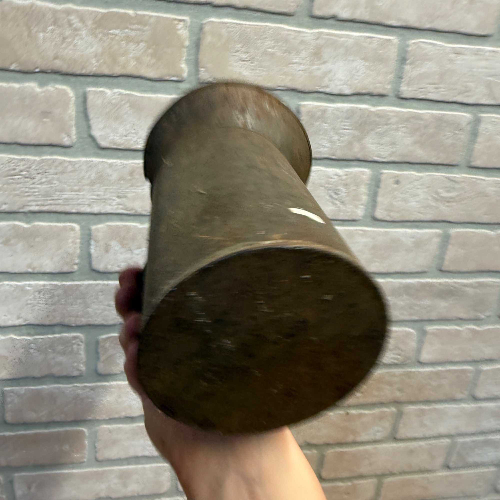 Rustic Primitive Tin Pitcher Antique Farmhouse Artisan Decor Early 1900s Vintage Accent Piece